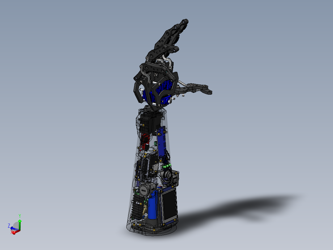 基于ESP32的上肢假肢手（6 自由度机械手臂） sw24