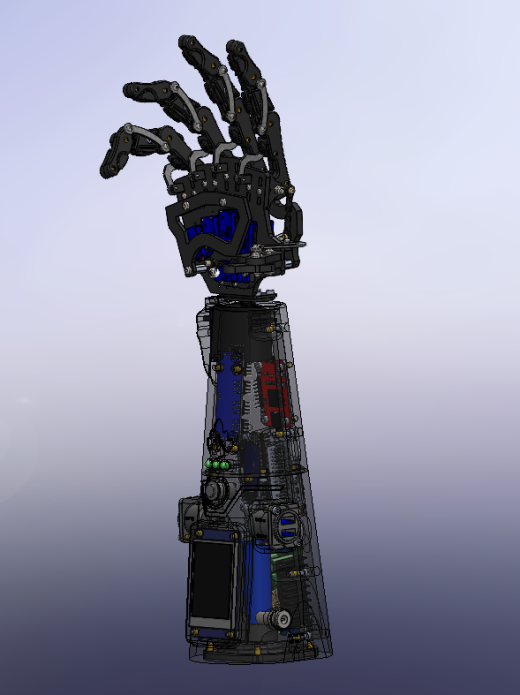 基于ESP32的上肢假肢手（6 自由度机械手臂） sw24缩略图
