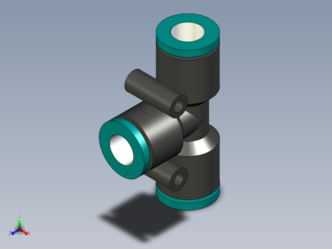 B3004464-FESTO TEE；Ø8快插气管接头