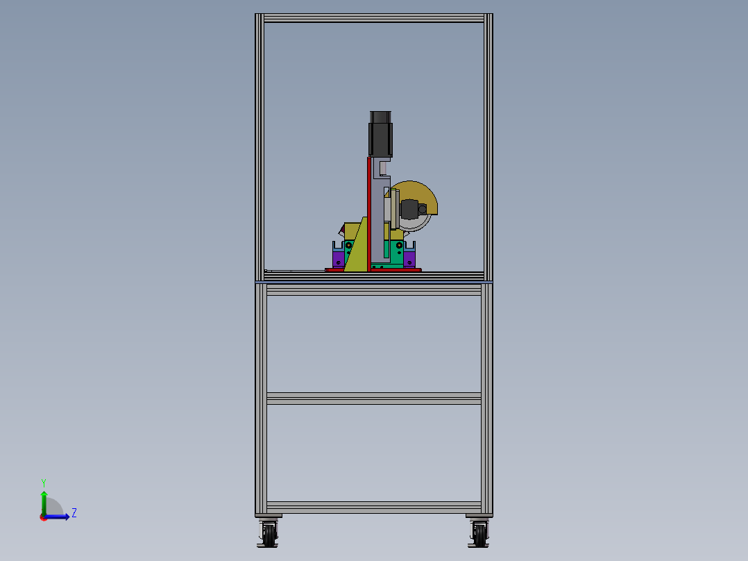 自动定长切割机左视图