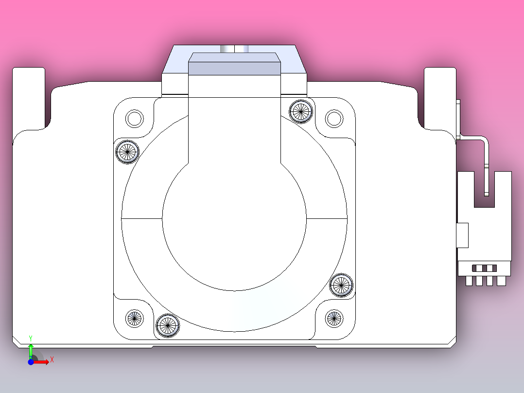 日规模组半封闭丝杆TPA-HNR-110D-1610C-L1200-M-C-P40-N3前视图
