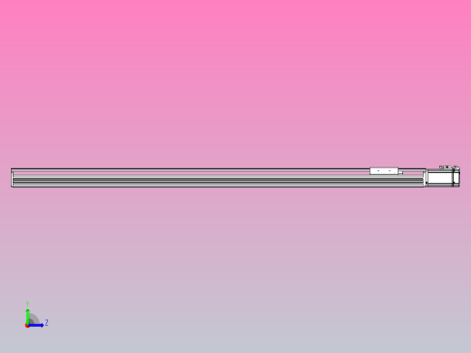 日规模组半封闭丝杆TPA-HNR-110D-1610C-L1200-M-C-P40-N3左视缩略图