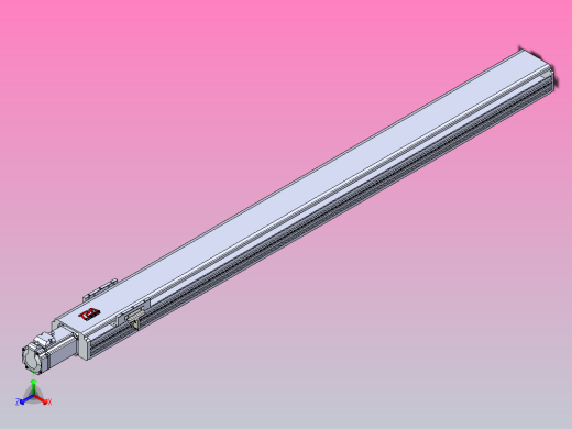 日规模组半封闭丝杆TPA-HNR-110D-1610C-L1200-M-C-P40-N3正等轴测缩略图
