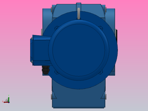 KA87空心轴安装螺旋锥齿轮减速机KA87-YV0.75-6P-174.99-M1-0°-A后视缩略图