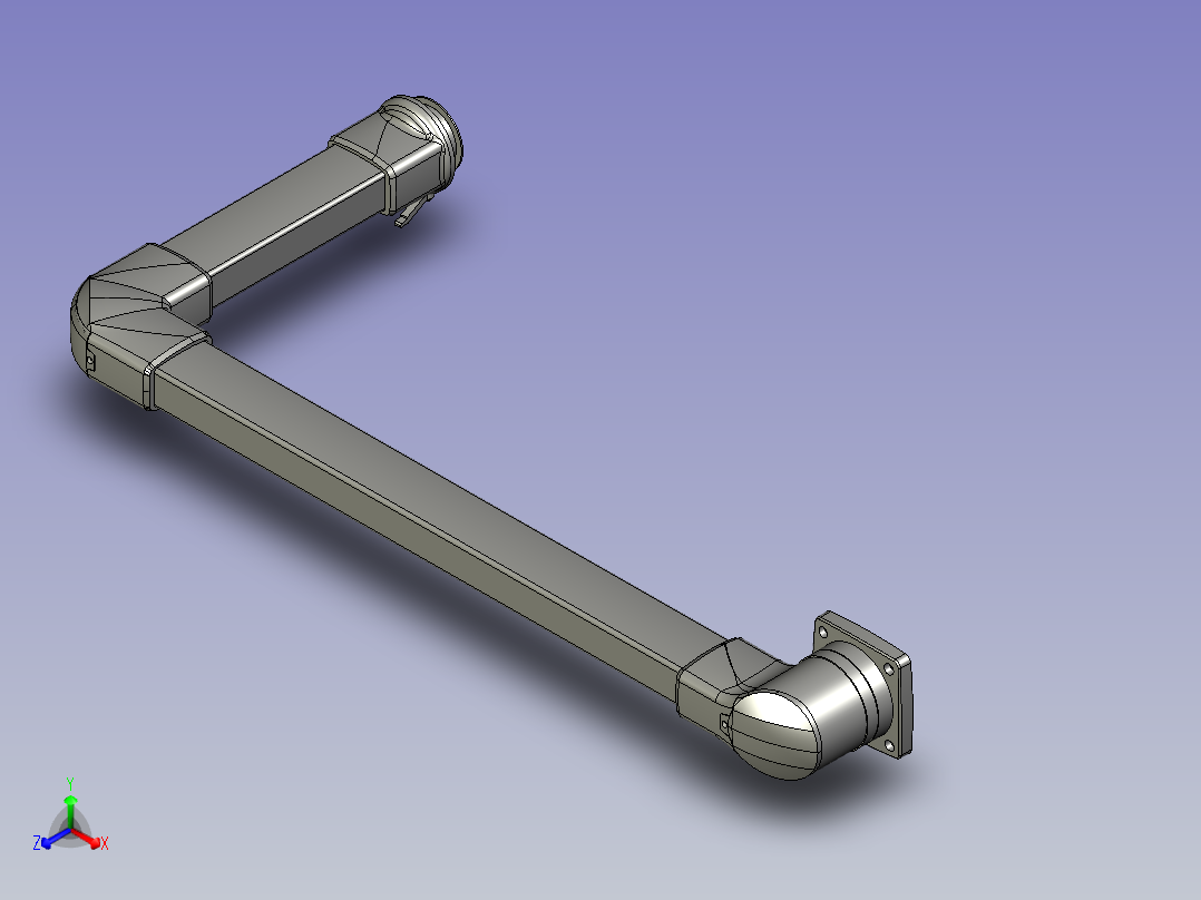 55X80系列B悬臂主视图