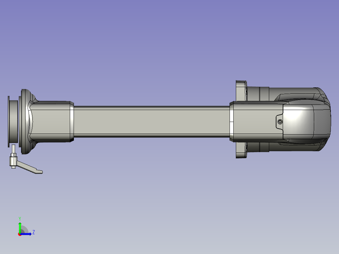 55X80系列B悬臂左视图