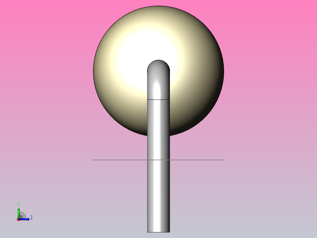 Axial0_4_100K电阻电子电容左视图