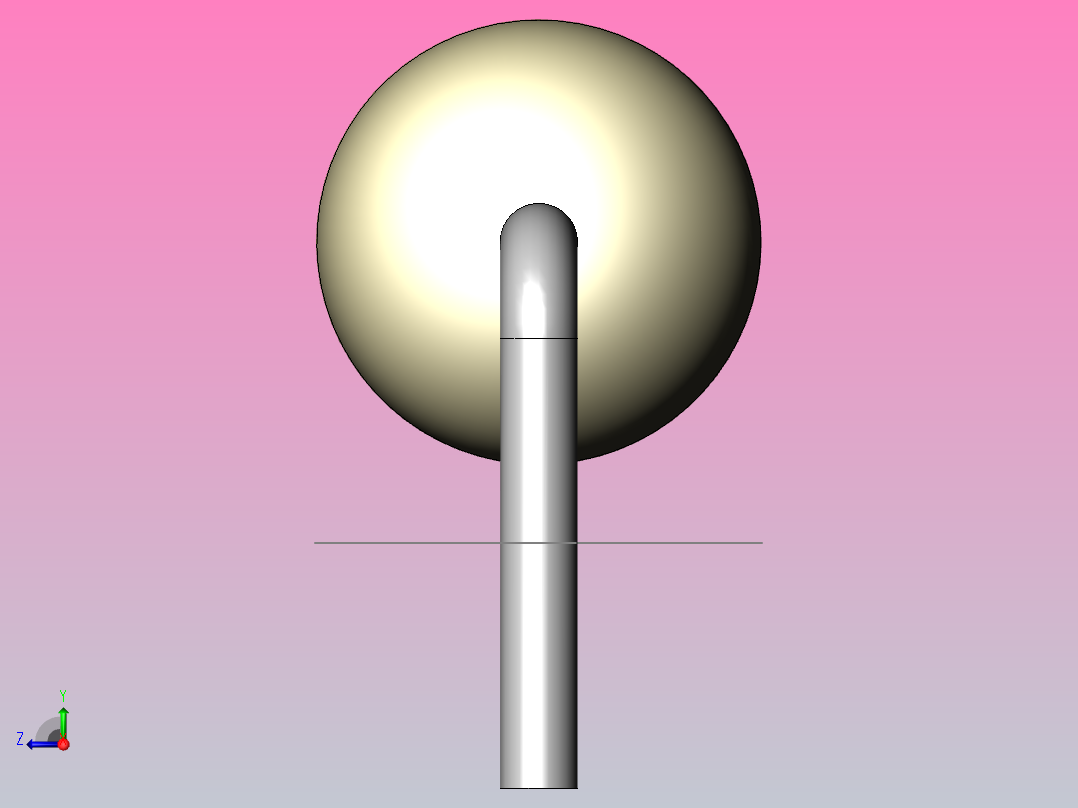 Axial0_4_100K电阻电子电容右视图