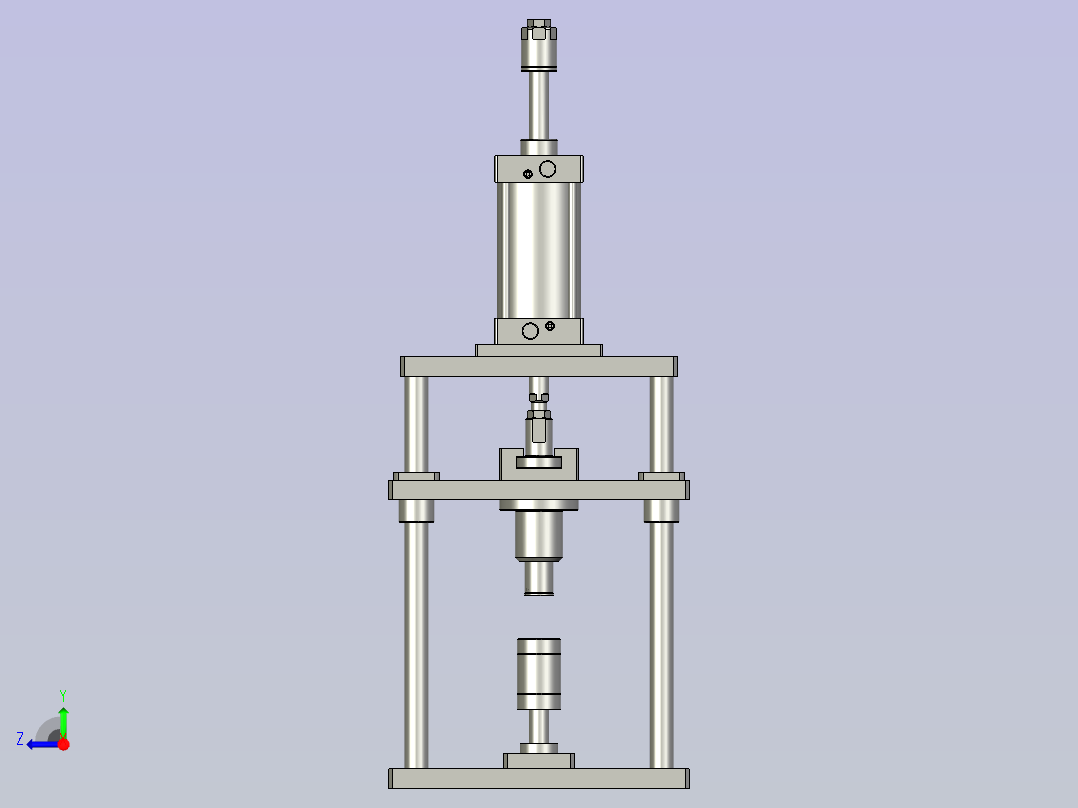 铆钉压紧右视图