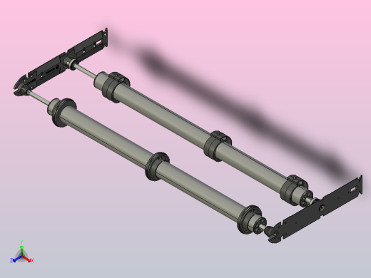 卷帘百叶窗设置的滚轮机构