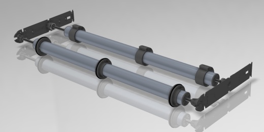 卷帘百叶窗设置的滚轮机构缩略图