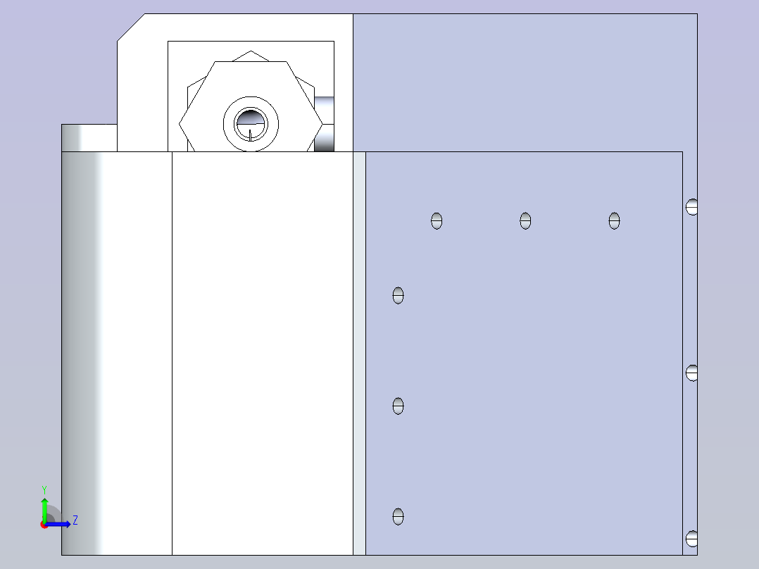 提取功能工具左视图