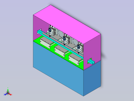 内孔自动化打磨设备设计正等轴测缩略图
