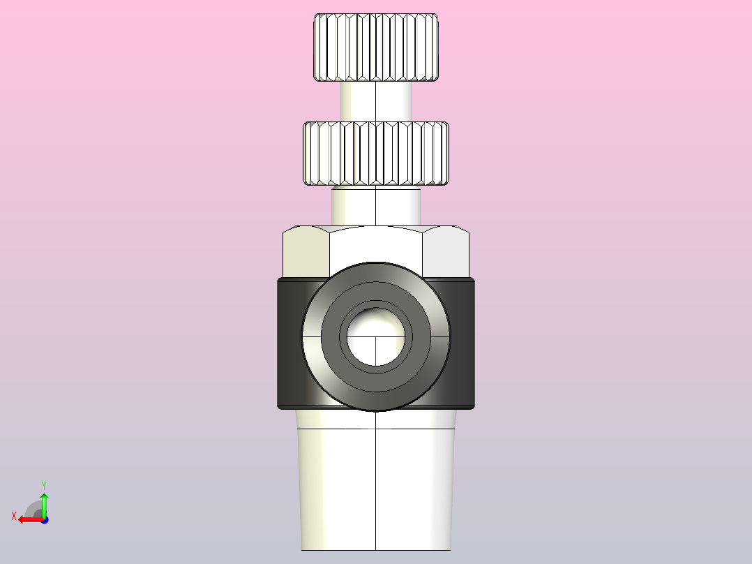 SC-N调速管接头[SC1／4-N02] (2)后视图