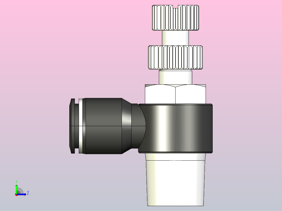 SC-N调速管接头[SC1／4-N02] (2)左视图