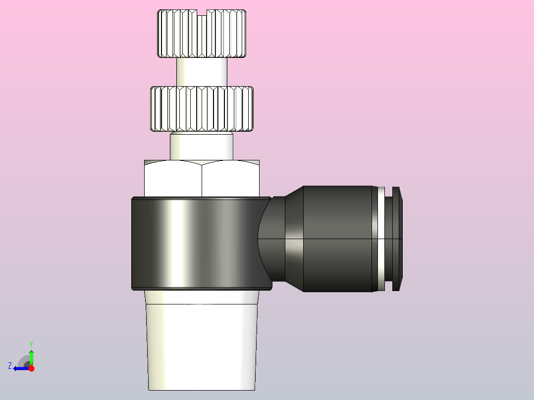 SC-N调速管接头[SC1／4-N02] (2)右视图