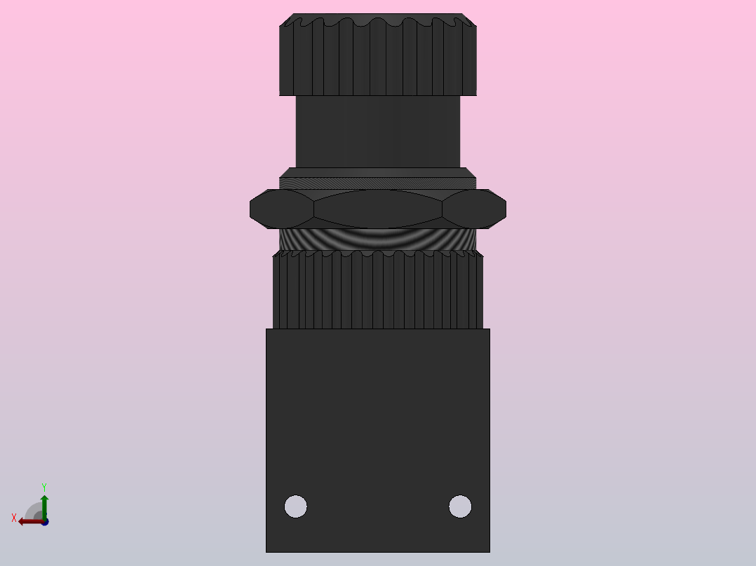 XR4型 空气减压阀[XR4]后视图