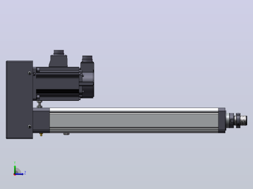 标准伺服电动缸DMC75-R01(1000W伺服)[DMC75-R01-L05-400-D010-K1500S3-P7]左视缩略图