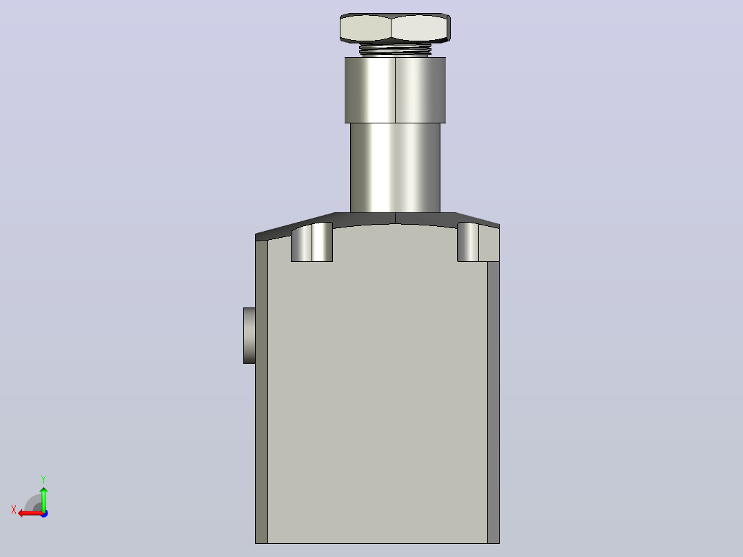 CBTU-10L-90油缸后视图