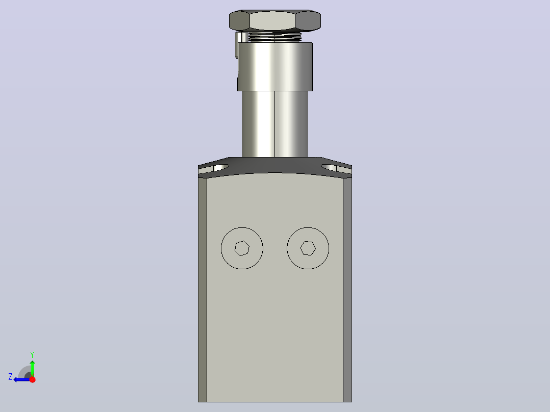 CBTU-10L-90油缸右视图