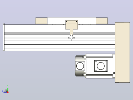 滚珠丝杠直线轴带导轨全封闭TPA-HCR-220D-3210C-L100-MP-C-P1K-N3右视缩略图