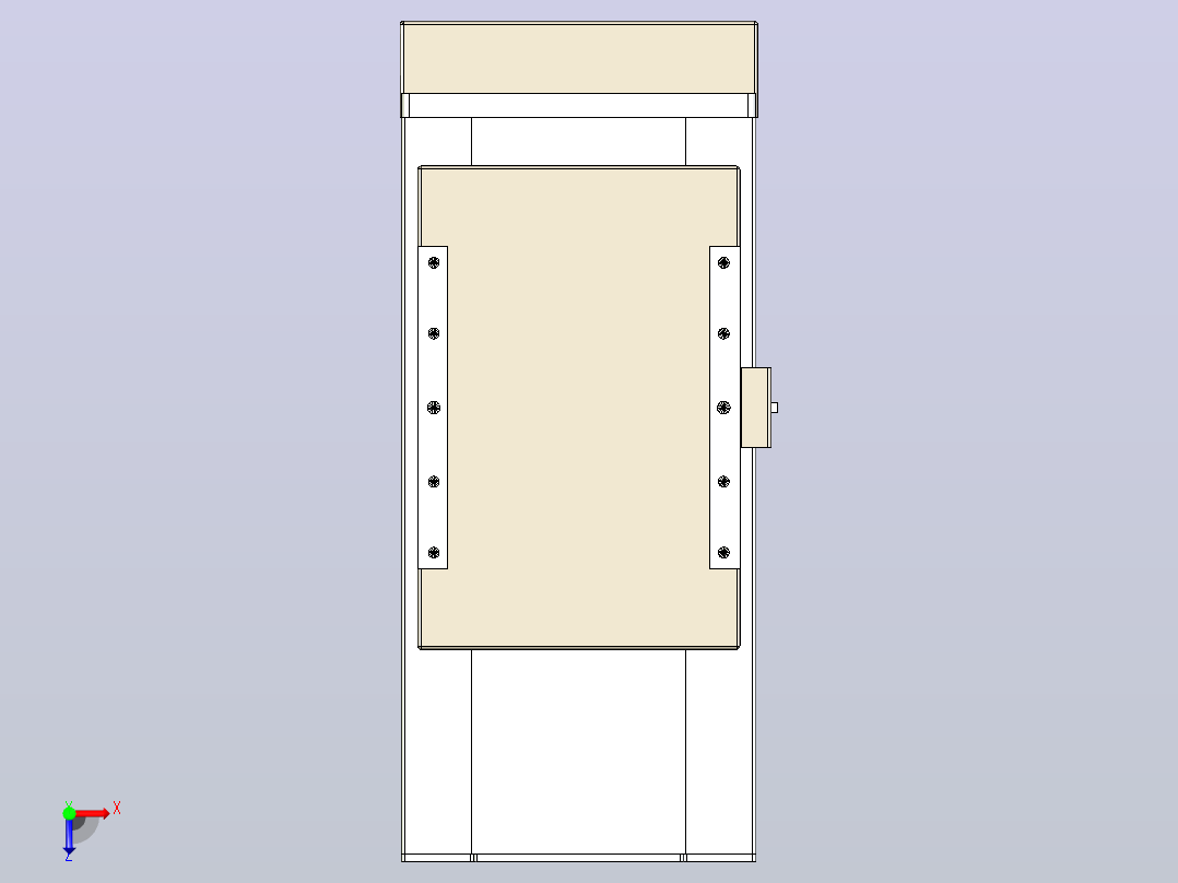 滚珠丝杠直线轴带导轨全封闭TPA-HCR-220D-3210C-L100-MP-C-P1K-N3俯视图