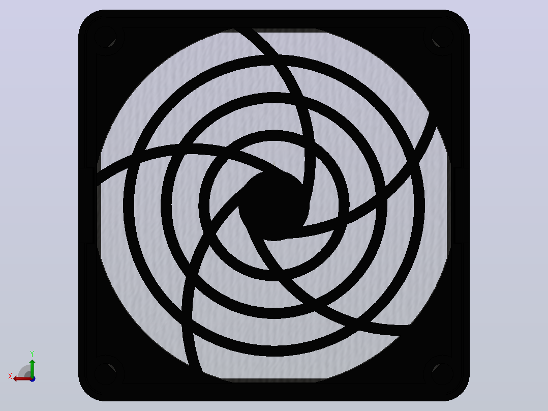 User Library-Fan, Papst 4182 NX风扇后视图