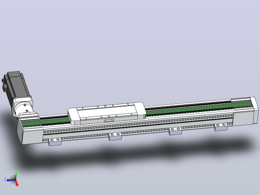 DMEB65L-RTCR欧规同步带模组直线模组（电机右折）[DMEB65L-L15S350-DT400-C2U-RTCR]