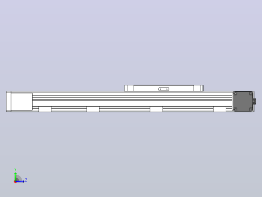DMEB65L-RTCR欧规同步带模组直线模组（电机右折）[DMEB65L-L15S350-DT400-C2U-RTCR]左视缩略图
