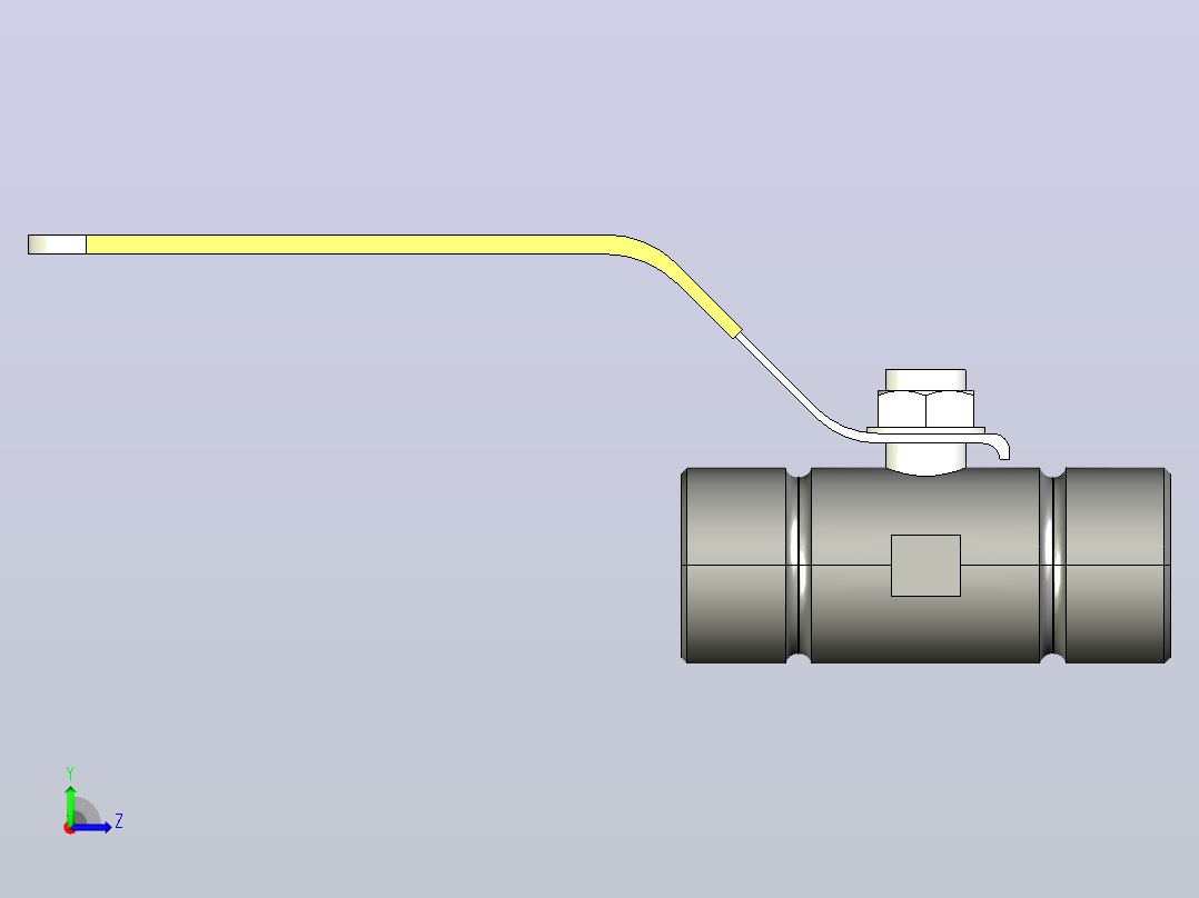 Q21F-Y-16-40C-P-R 内（外）螺纹球阀[10]左视图