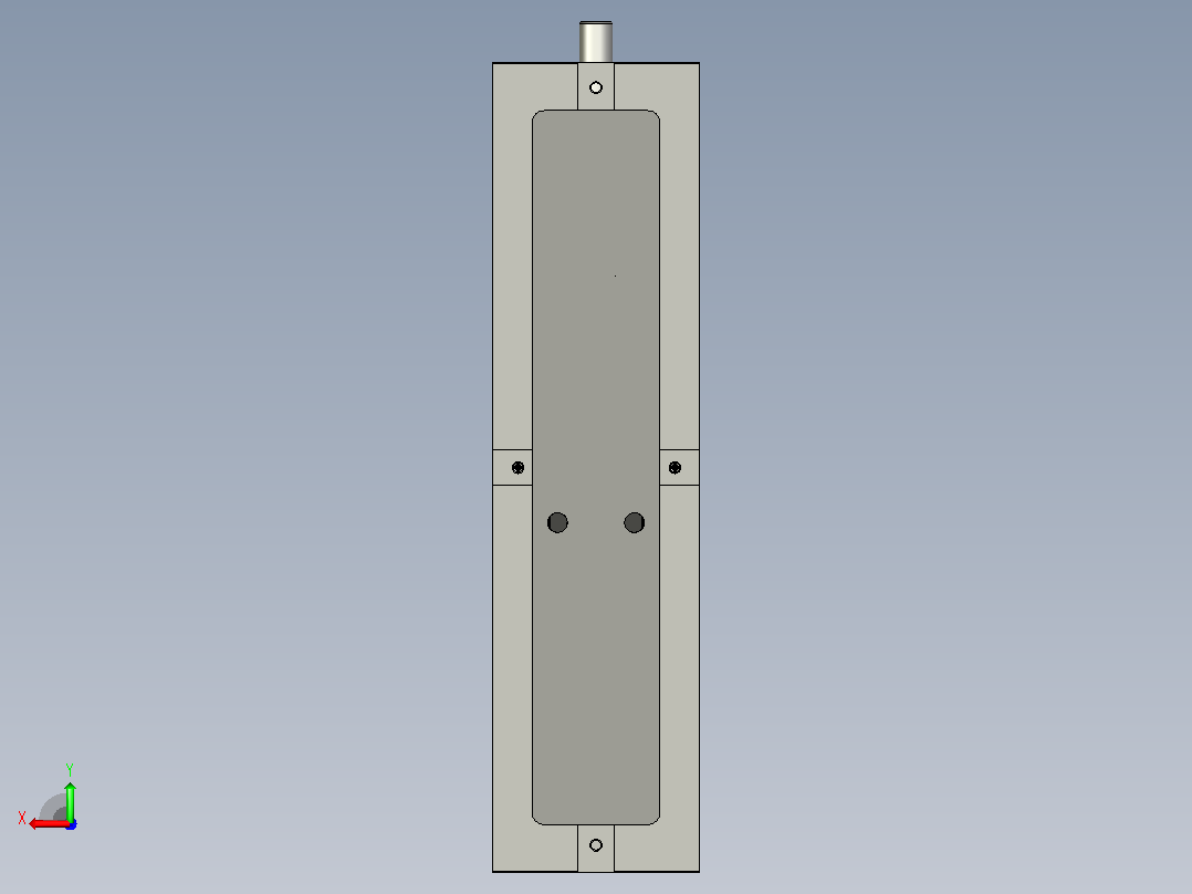 TLD-100 400DS数控机床用双机床虎钳后视图