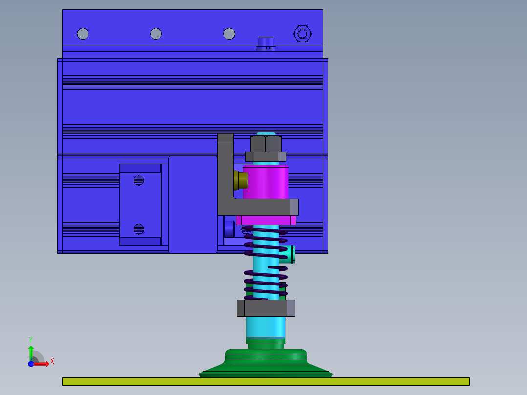 薄板抓取sw12前视图