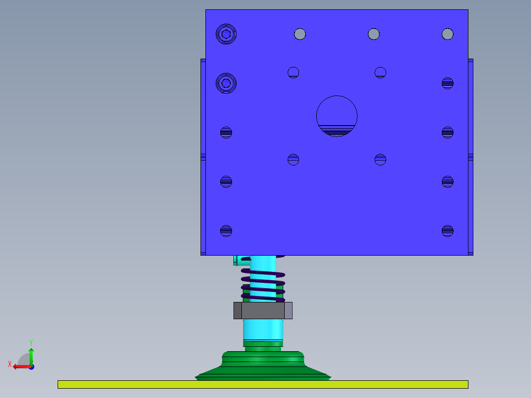 薄板抓取sw12后视图