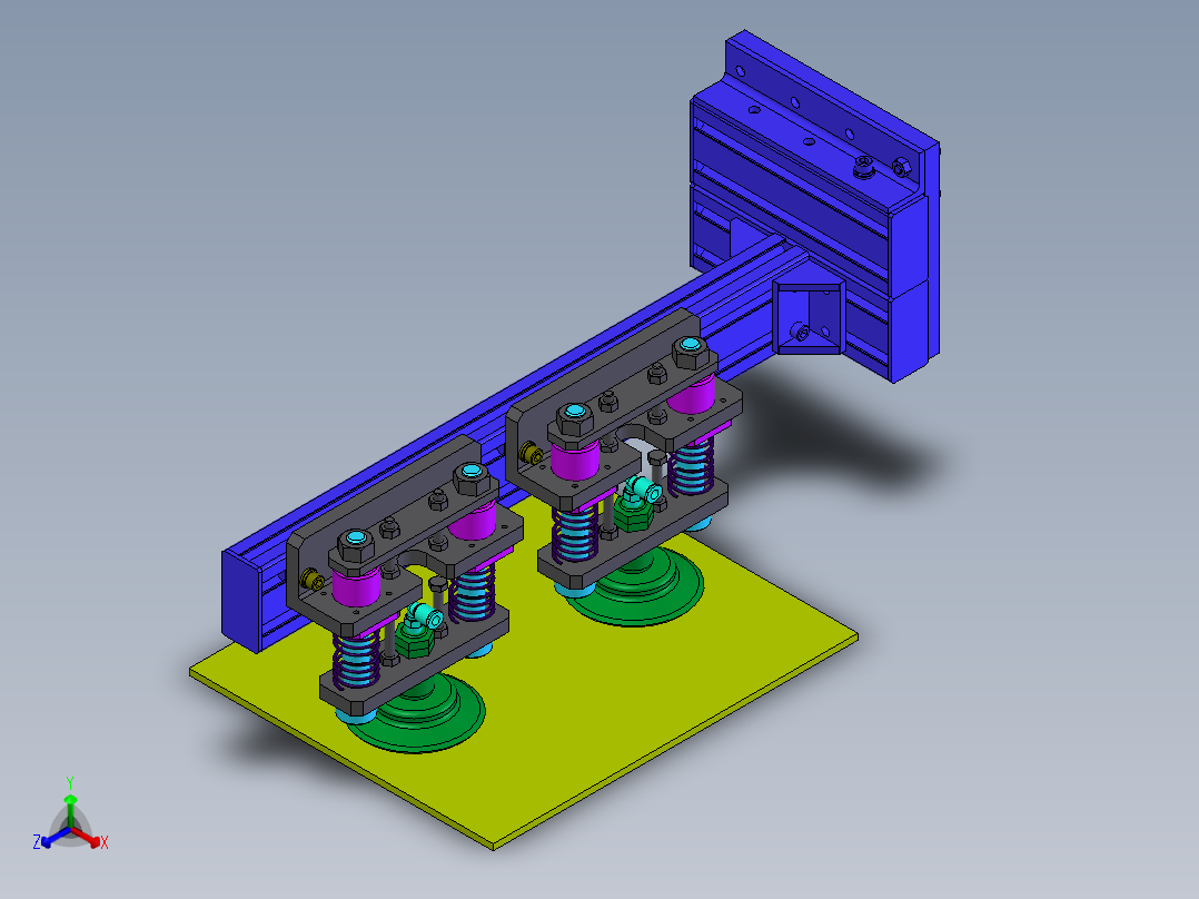 薄板抓取sw12正等轴测图