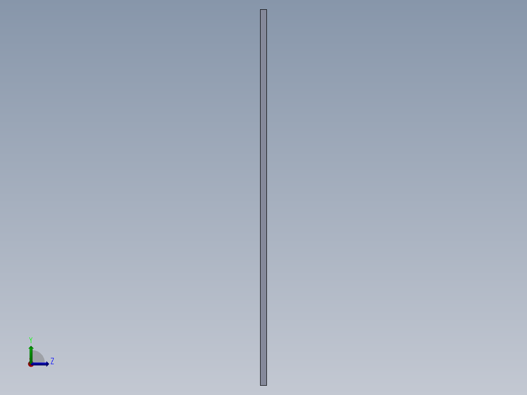 solidworks 蜂窝板设计左视图