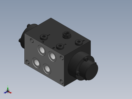 电刺激的阀门SW2014正等轴测缩略图