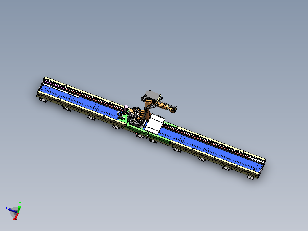 E492 机器人加地轨