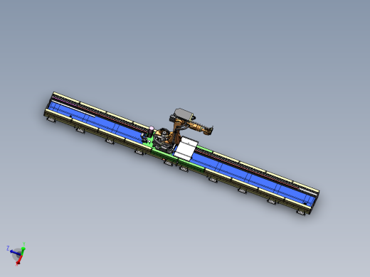 E492 机器人加地轨