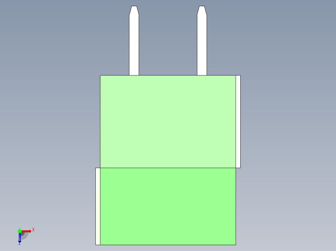 PCB_Terminal_Block_2-P3.5俯视图