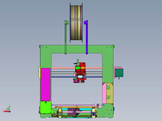 普鲁萨i3 MK2 3D打印机后视缩略图
