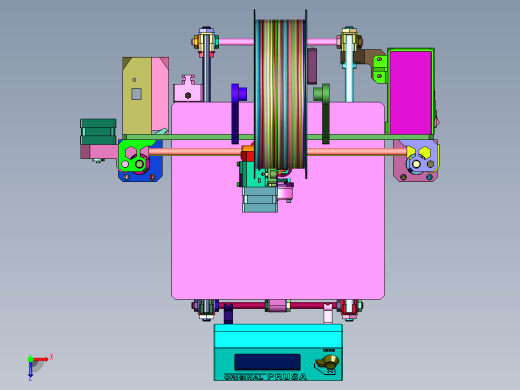 普鲁萨i3 MK2 3D打印机俯视缩略图