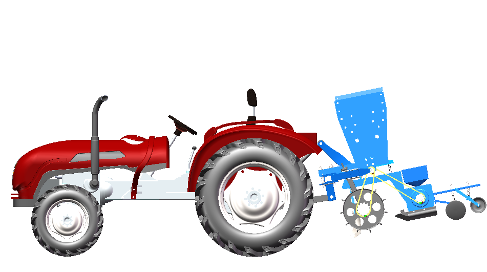 丘陵山区农用播种车的的设计、建模与运动模拟
