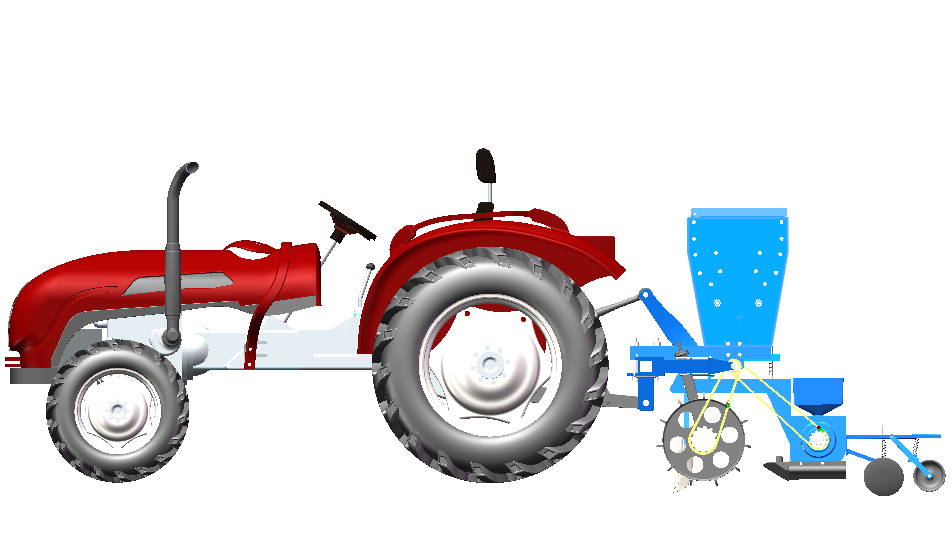 丘陵山区农用播种车的的设计、建模与运动模拟