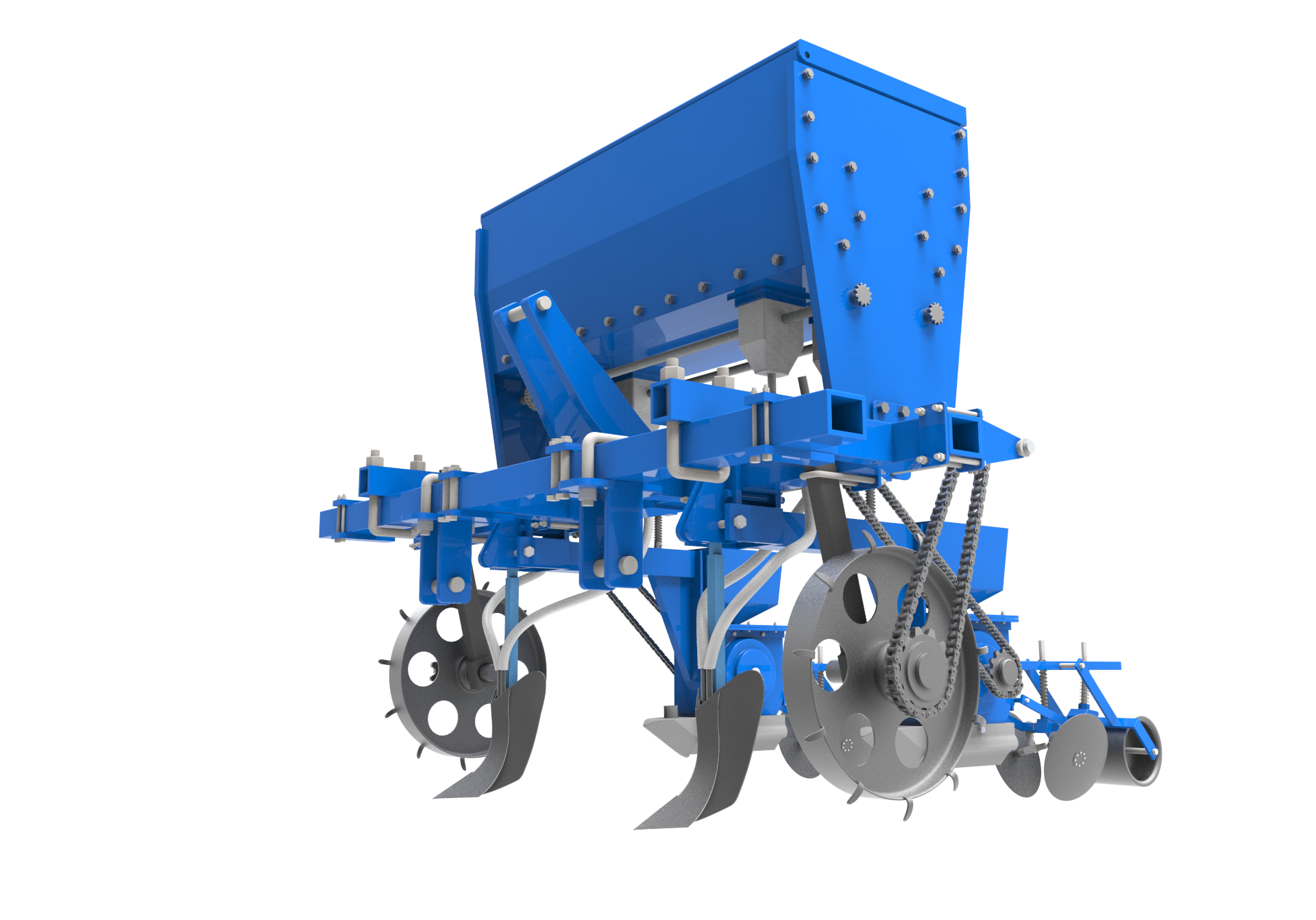 丘陵山区农用播种车的的设计、建模与运动模拟