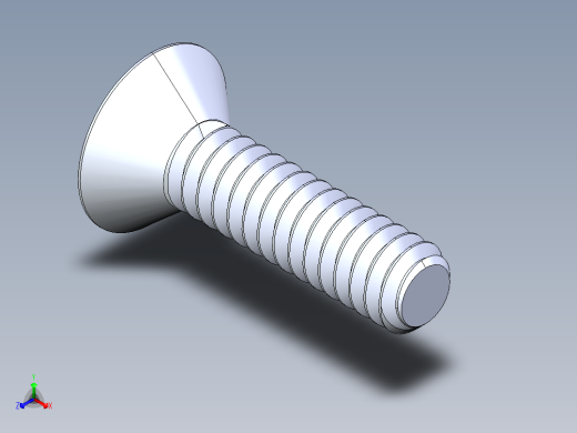 锥形内六角头螺钉-FHCS 10-24 x 0.750