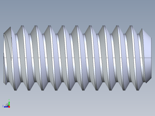 UNC 平头紧定螺钉-UNC SET SCREW 2-58 x 0.187.STEP右视缩略图