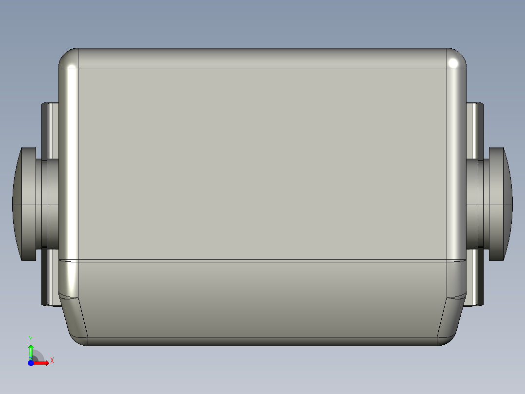 基恩士SJ-F020blower_kc图纸模型前视图