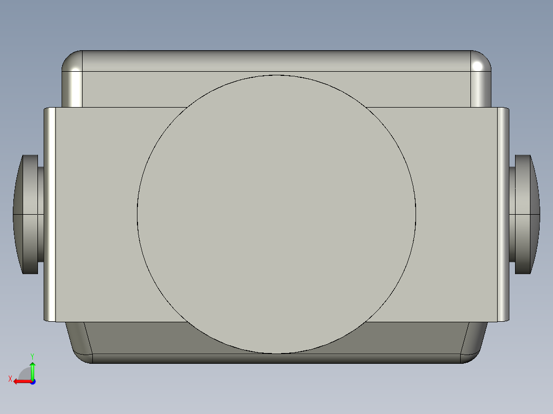 基恩士SJ-F020blower_kc图纸模型后视图