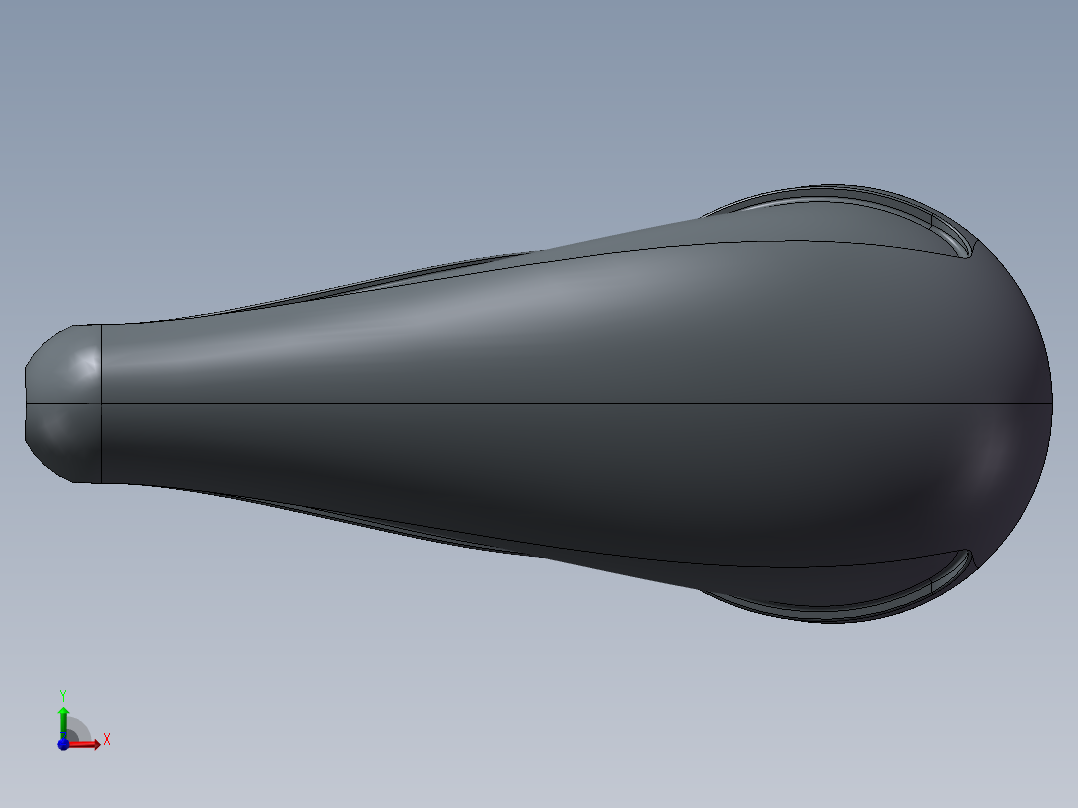 塑胶耳壳前视图