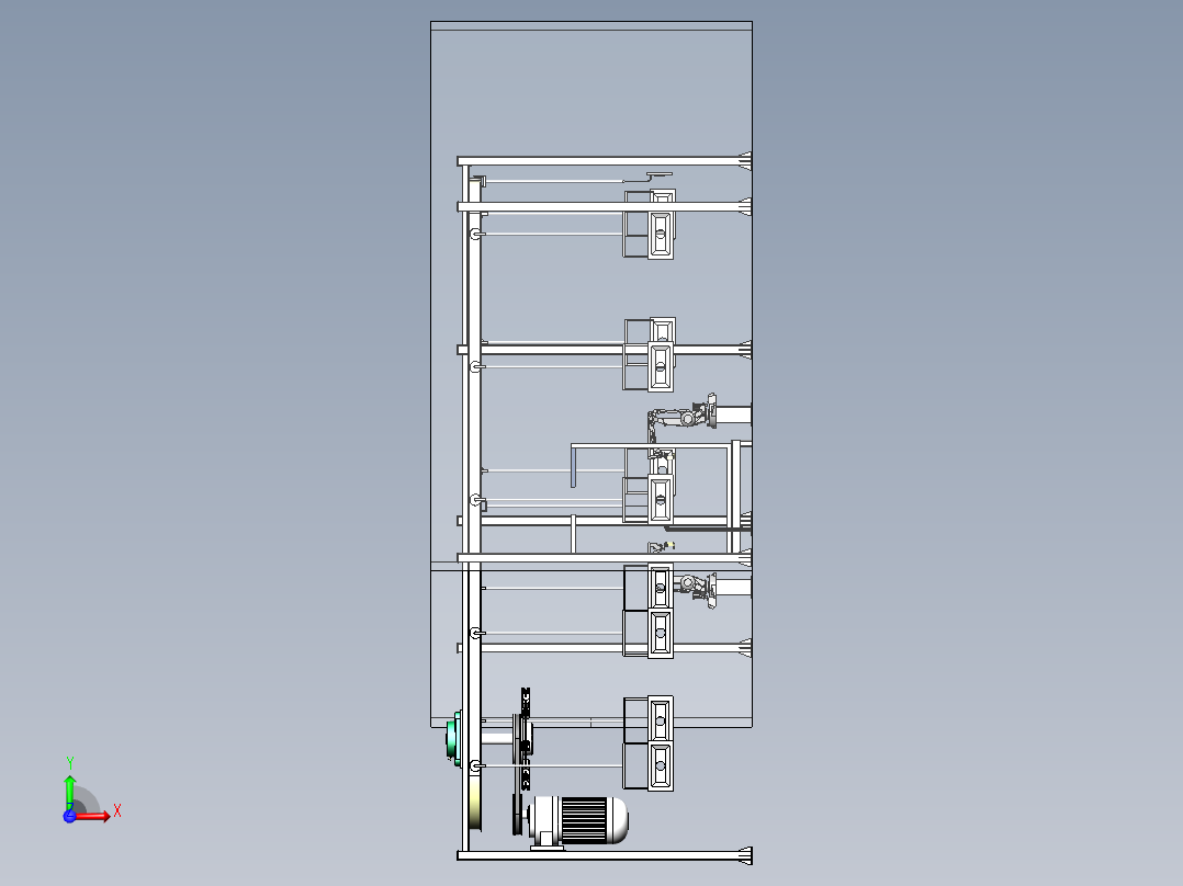 自动喷涂生产线680773前视图